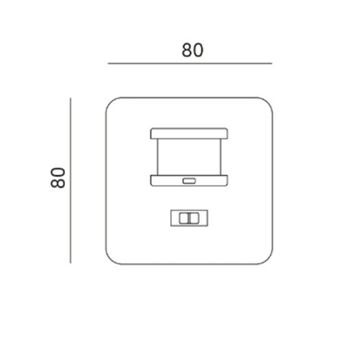 PIR MOZGÁSÉRZÉKELŐ LX01 140ST KOBI Boxhoz