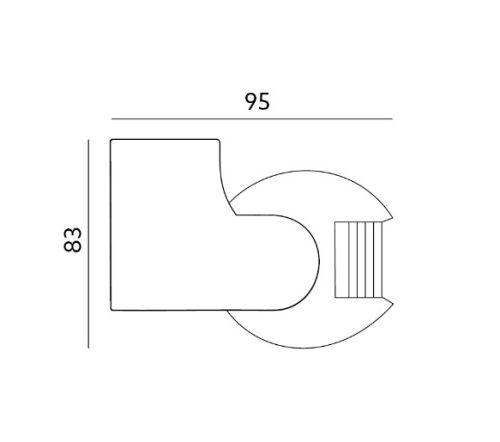 PIR mozgás- és szürkületérzékelő LX39 180ST FEHÉR KOBI