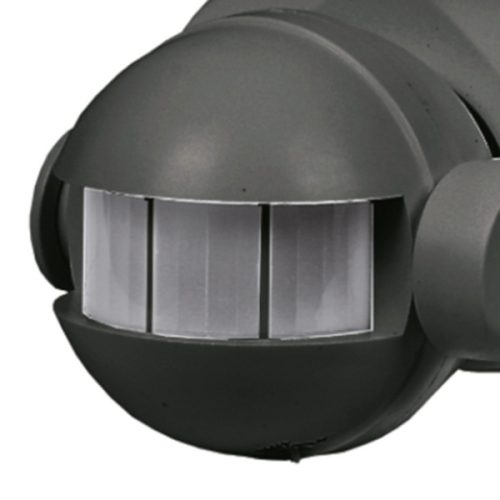 PIR mozgás- és szürkületérzékelő LX39 180ST FEKETE KOBI