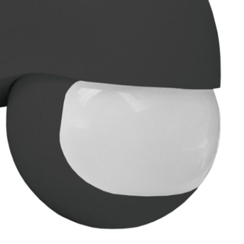 PIR mozgás- és szürkületérzékelő LX40 180ST FEKETE KOBI