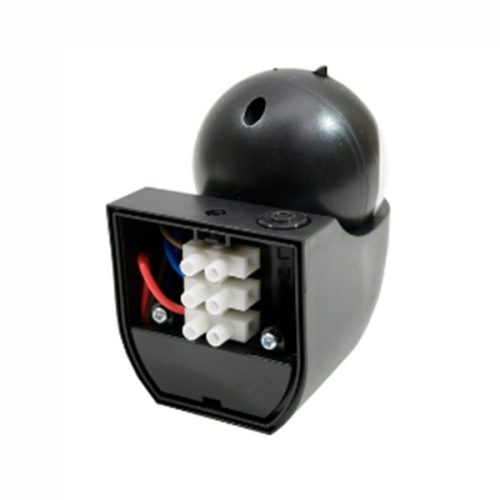 PIR mozgás- és szürkületérzékelő LX40 180ST FEKETE KOBI