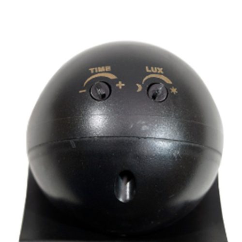 PIR mozgás- és szürkületérzékelő LX40 180ST FEKETE KOBI