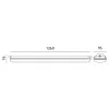 LED lámpa Lineáris Hermetikus lámpatest 40W 6000lm 4000K semleges IP65 120cm NEXFORCE 1 Kobi