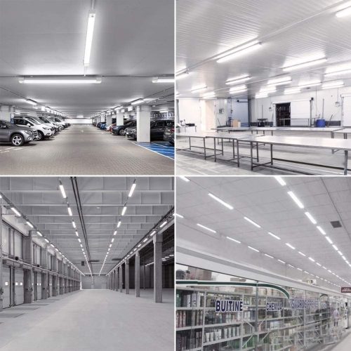 LED lámpa Lineáris Hermetikus lámpatest 40W 6000lm 4000K semleges IP65 120cm NEXFORCE 1 Kobi