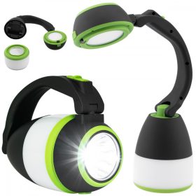   Asztali kempinglámpa LED keresőlámpa TWIST 1W 6700K 3xAA KOBI