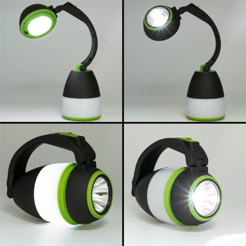 Asztali kempinglámpa LED keresőlámpa TWIST 1W 6700K 3xAA KOBI