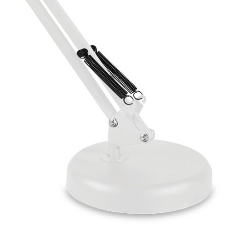 Asztali lámpa E27 Állítható, felcsavarozható, álló, fehér Kobi