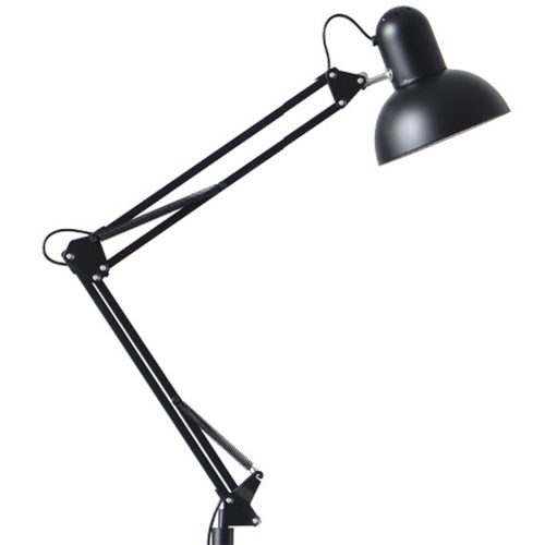 Állólámpa állványon E27 Állítható lámpa Fekete Kobi