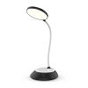 LED asztali lámpa 5W vezeték nélküli szabályozható CCT DIM fekete Kobi