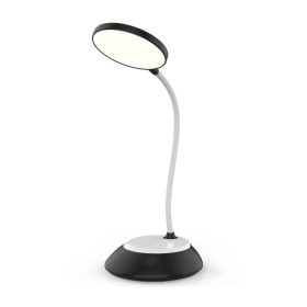   LED asztali lámpa 5W vezeték nélküli szabályozható CCT DIM fekete Kobi