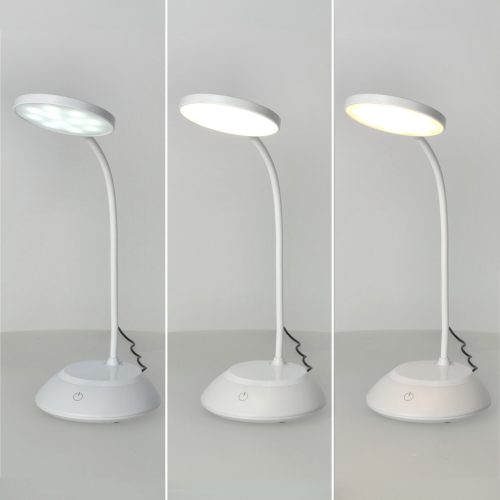 LED asztali lámpa 5W vezeték nélküli szabályozható CCT DIM fehér Kobi