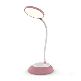   LED asztali lámpa 5W vezeték nélküli szabályozható CCT DIM rózsaszín Kobi