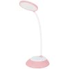 LED asztali lámpa 5W vezeték nélküli szabályozható CCT DIM rózsaszín Kobi