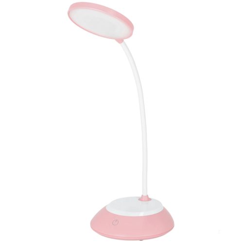 LED asztali lámpa 5W vezeték nélküli szabályozható CCT DIM rózsaszín Kobi