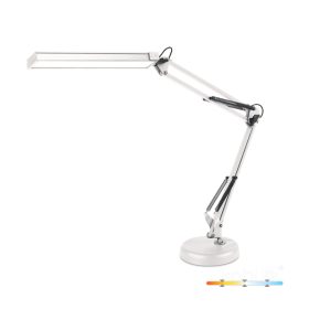   LED asztali lámpa, 14W, 800lm CCT, 120°, újratölthető, fehér, Tenuix Kobi