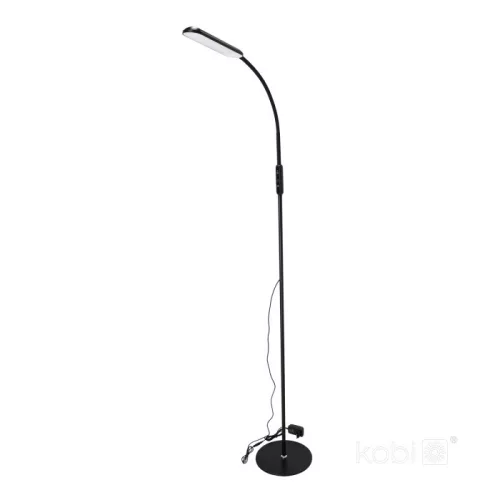 Telio Kobi LED állólámpa, 10W, 400lm CCT, 180°, fekete