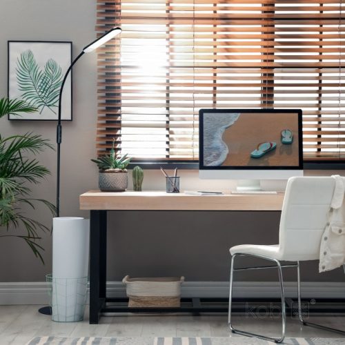 Telio Kobi LED állólámpa, 10W, 400lm CCT, 180°, fekete