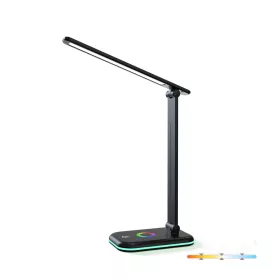   LED asztali lámpa 7W 460lm CCT 120° újratölthető fekete Noblite Kobi