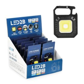   Kompakt zseblámpa, multifunkciós, hordozható, újratölthető lámpa, 7,4 W, 550 lm, CCT, 7 üzemmód, X-MPR Kobi