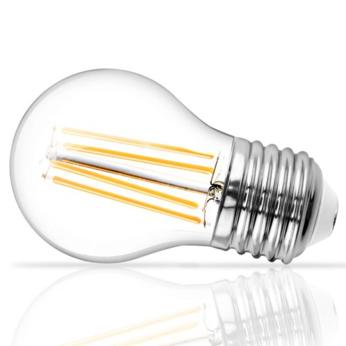 LED GOLYÓZÓZÓS E27 izzó 4W = 40W 2700K melegen szabályozható 3 LÉPÉSES Kobi