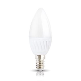   E14 LED gyertyaizzó 9W 900lm 3000K Meleg 200° Prémium Kobi