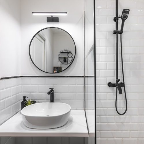 LED tükör fali lámpa fürdőszobai IP44 10W 4000K semleges Kobi