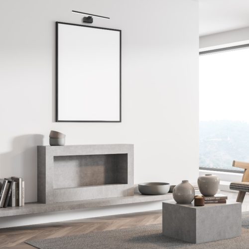 LED tükör fali lámpa fürdőszobai IP44 12W 4000K semleges Kobi