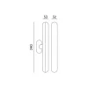 LED CLICK szekrény alatti lámpa, 1,5 W CCT bútortartó mágneshez, fehér
