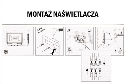LED reflektor 30W 2400lm 3000K IP65 Fehér LED2B KOBI MH