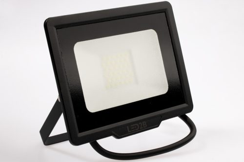 LED reflektor 30W 2400lm 6000K IP65 Fekete LED2B KOBI MH