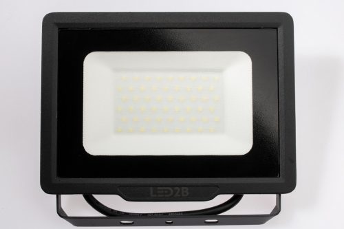 LED reflektor 50W 4000lm 6000K IP65 Fekete LED2B KOBI MH