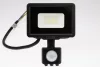 LED REFLEKTOR 10W 800lm 3000K IP44 fekete LED2B KOBI MHC mozgásérzékelővel