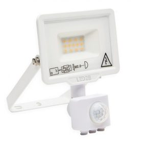   LED reflektor 10W 800lm 6000K IP44 fehér LED2B KOBI MHC mozgásérzékelővel