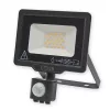 LED reflektor 20W 1600lm 4000K IP44 fekete LED2B KOBI MHC mozgásérzékelővel