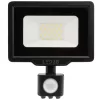 LED reflektor 20W 1600lm 4000K IP44 fekete LED2B KOBI MHC mozgásérzékelővel