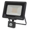 LED reflektor 30W 2400lm 6000K IP44 fekete LED2B KOBI MHC mozgásérzékelővel