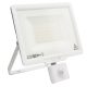 LED reflektor 50W 4000lm 3000K IP44 fehér LED2B KOBI MHC mozgásérzékelővel