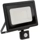 LED reflektor 50W 4000lm 6000K IP44 fekete LED2B KOBI MHC mozgásérzékelővel