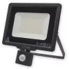 LED reflektor 50W 4000lm 6000K IP44 fekete LED2B KOBI MHC mozgásérzékelővel