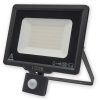 LED reflektor 50W 4000lm 4000K IP44 fekete LED2B KOBI MHC mozgásérzékelővel