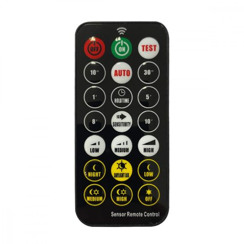 LED reflektor 50W 4000lm 6500K IP65 Fekete mozgás- és alkonyérzékelővel + KOBI MHNC távirányító