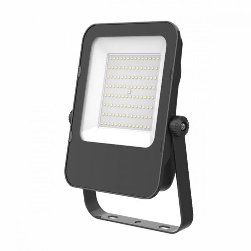 LED reflektor 100W 9000lm 4000K IP65 fekete ERŐS KOBI
