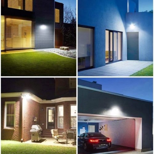 LED reflektor 100W 9000lm 4000K IP65 fekete ERŐS KOBI