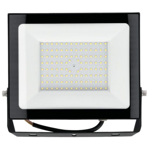 LED reflektor halogén 100W 8700lm 6500K IP65 fekete LED2B MH KOBI lámpa