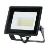 LED reflektor halogén 20W 1620lm 6500K IP65 fekete LED2B MH PIROS Kobi lámpa