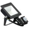 LED fényvető halogén 10W 735lm 4000K IP65 mozgásérzékelő fekete MH Kobi