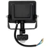 LED fényvető halogén 10W 735lm 4000K IP65 mozgásérzékelő fekete MH Kobi
