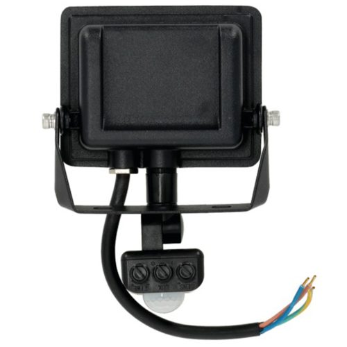 LED fényvető halogén 10W 735lm 4000K IP65 mozgásérzékelő fekete MH Kobi