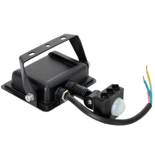 LED fényvető halogén 10W 735lm 4000K IP65 mozgásérzékelő fekete MH Kobi