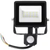 LED fényvető halogén 10W 735lm 6500K IP65 mozgásérzékelő fekete MH Kobi